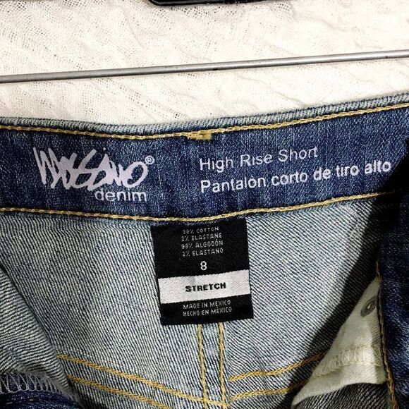 Mossimo NWT Highrise Jean Shorts Size 8 Stretch - Picture 3 of 5
